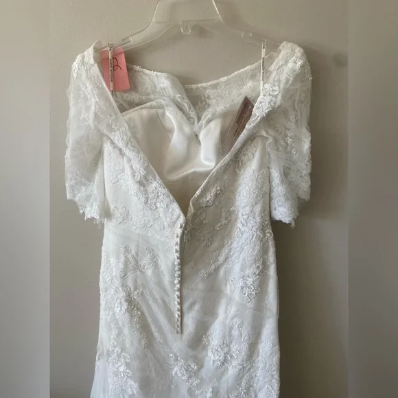 Maggie Sottero ‘Theda’ Wedding Dress Sz 12 Ivory - Picture 8 of 16